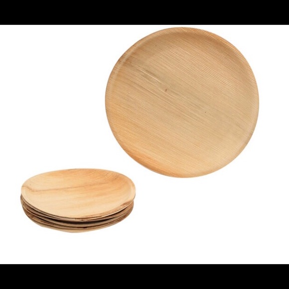 place & time Other - PLACE & TIME 12 Natural Palm Leaf Plates